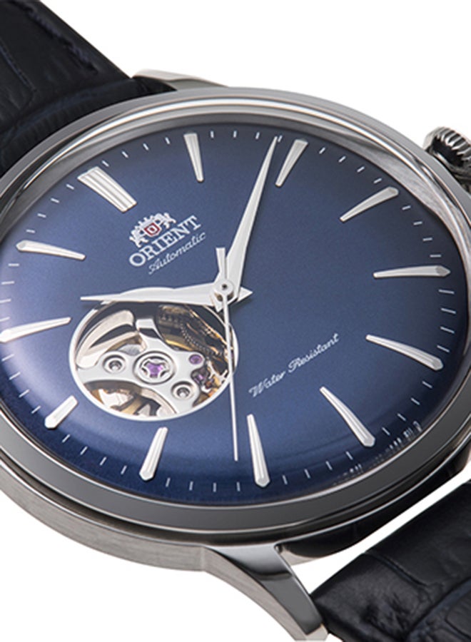 ORIENT Men's Mechanical Classic Men's Watch RA-AG0005L, Open Heart, Blue Dial, 40.5mm,  30M WR - Image 3