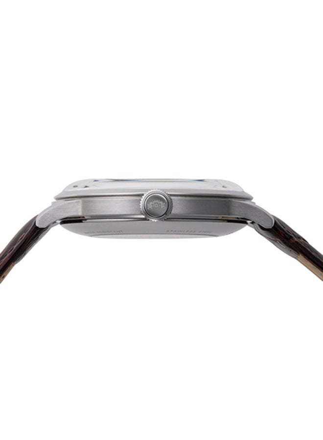 ORIENT Men's Bambino Automatic Leather Strap Men's Watch RA-AP0106S - Image 2