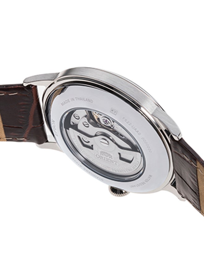 ORIENT Men's Bambino Automatic Leather Strap Men's Watch RA-AP0106S - Image 5