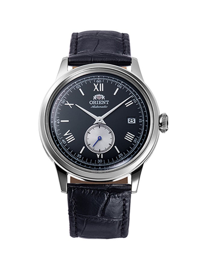 أورينت Boys' Bambino Automatic Black Dial Leather Strap Men's Watch RA-AP0101B - Image 1