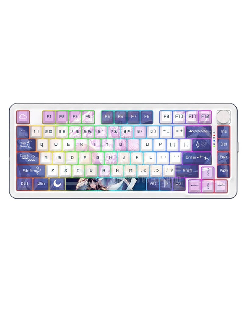 ريدراجون - Wireless 75% Gasket mounted, hot-swappable wireless mechanical keyboard CYRUS K681 RGB Pro , 2.4G, BT, wired connectivities to support more devices , Dedicated knob design for easy control , Gasket-mounted brings better typing experience , Hot swappable design for more switch brand option - Image 1