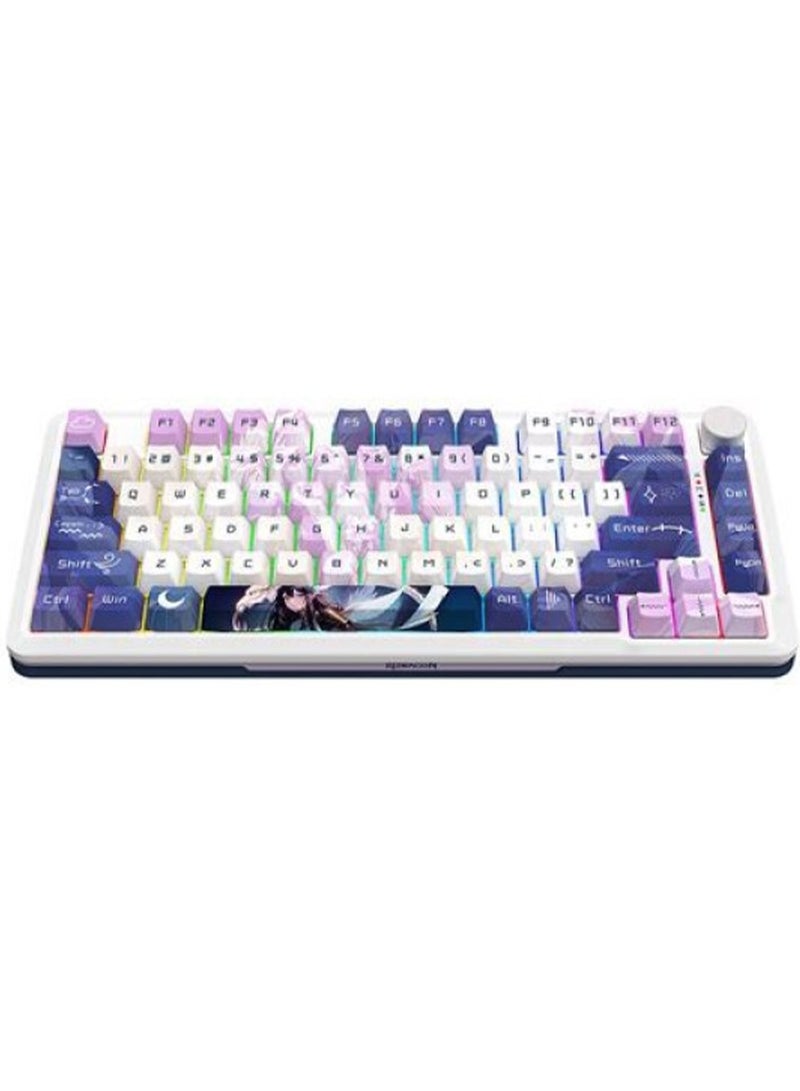 ريدراجون - Wireless 75% Gasket mounted, hot-swappable wireless mechanical keyboard CYRUS K681 RGB Pro , 2.4G, BT, wired connectivities to support more devices , Dedicated knob design for easy control , Gasket-mounted brings better typing experience , Hot swappable design for more switch brand option - Image 1