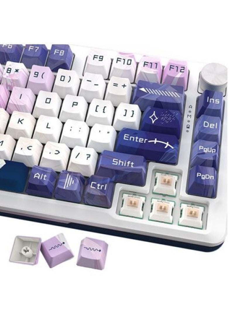 ريدراجون - Wireless 75% Gasket mounted, hot-swappable wireless mechanical keyboard CYRUS K681 RGB Pro , 2.4G, BT, wired connectivities to support more devices , Dedicated knob design for easy control , Gasket-mounted brings better typing experience , Hot swappable design for more switch brand option - Image 1