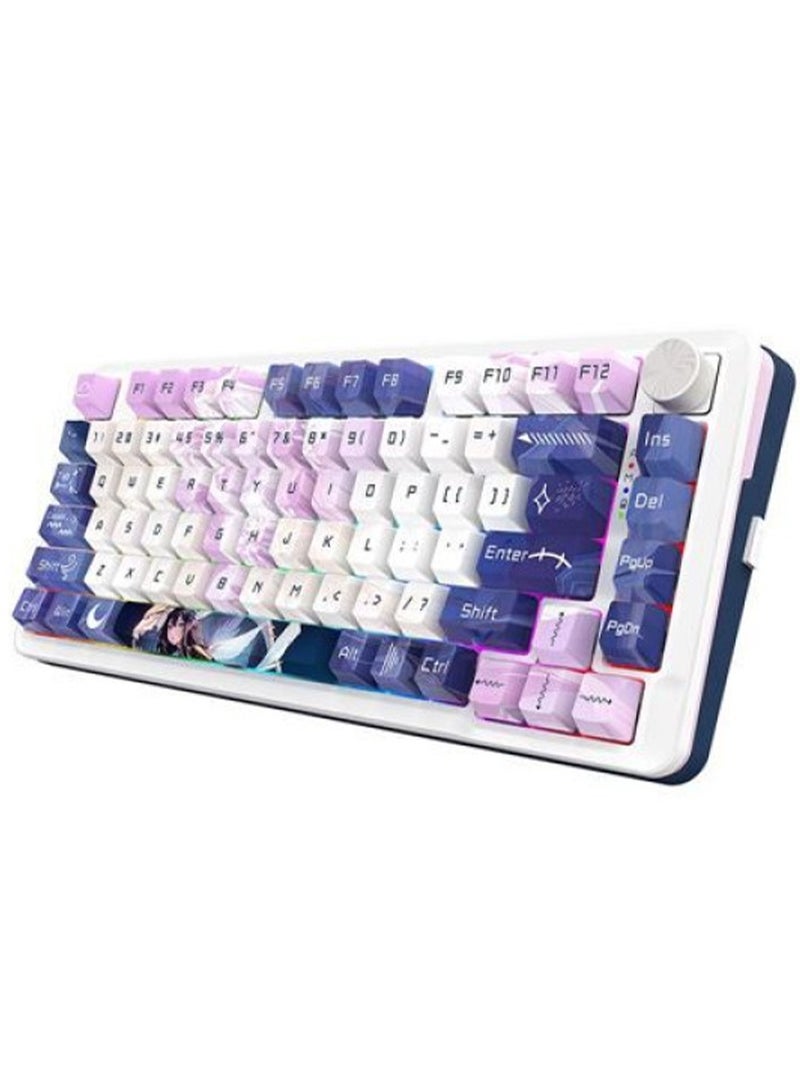 ريدراجون - Wireless 75% Gasket mounted, hot-swappable wireless mechanical keyboard CYRUS K681 RGB Pro , 2.4G, BT, wired connectivities to support more devices , Dedicated knob design for easy control , Gasket-mounted brings better typing experience , Hot swappable design for more switch brand option - Image 1