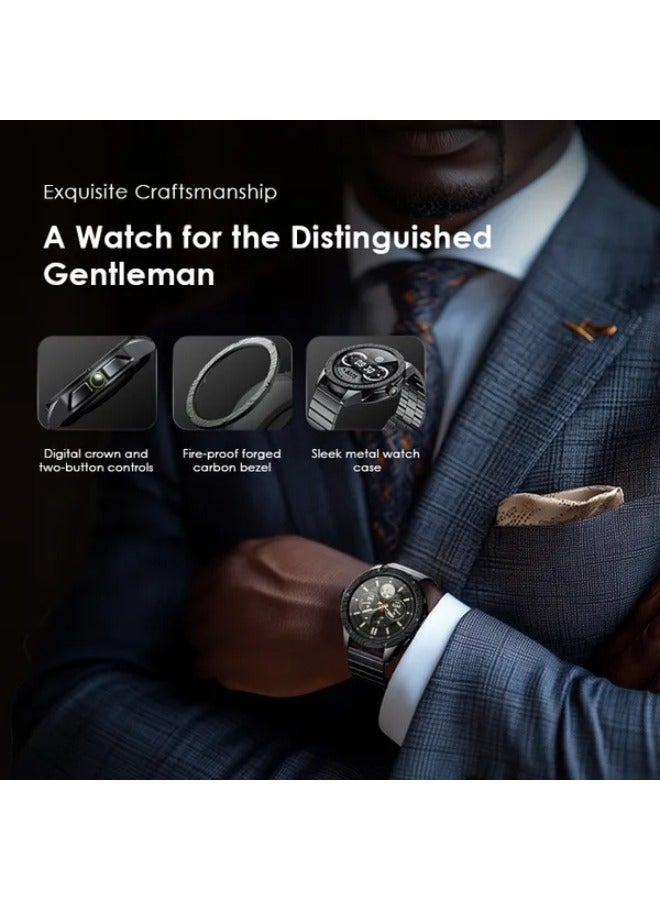 Oraimo Watch Pro NT 1.43" AMOLED AI Powered Smart Watch Black  - Image 4