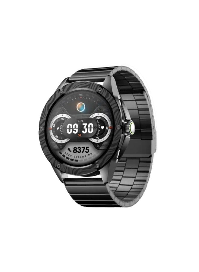 Oraimo Watch Pro NT 1.43" AMOLED AI Powered Smart Watch Black  - Image 1