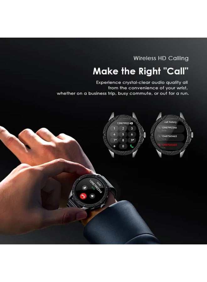 Oraimo - Watch Pro NT 1.43" AMOLED AI Powered Smart Watch Black - Image 1