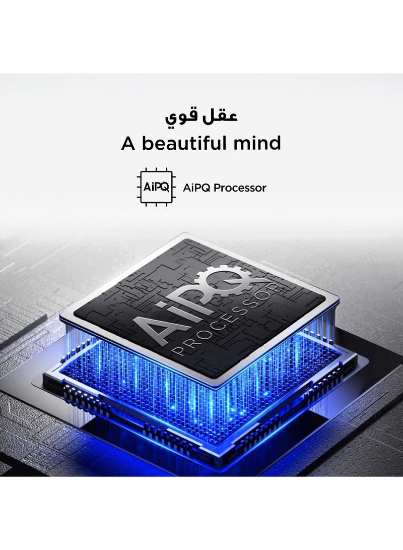 تي سي إل - 55-Inch P6K LED 4K UHD HDR Smart TV |Google TV, 60Hz, HDR 10, AiPQ Processor, Dolby Audio, MEMC, HDMI 2.1, Bluetooth 5.2, WiFi 5, Bezel-less Design, (2025 Model) 55P6K Black - Image 1