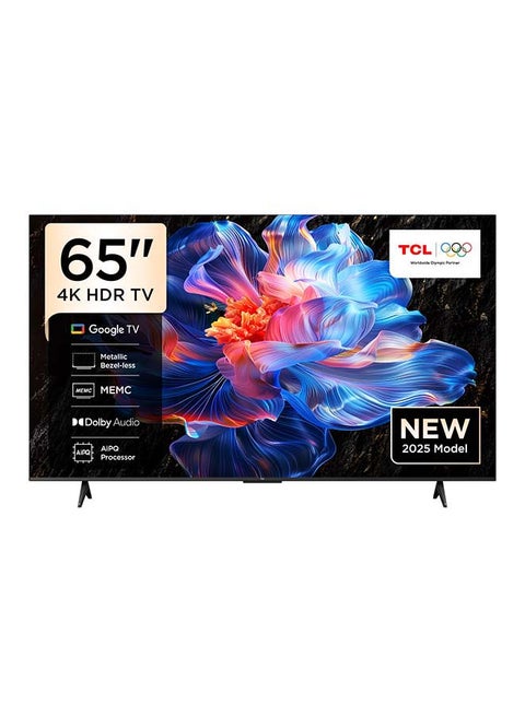 65-Inch P6K LED 4K UHD HDR Smart TV |Google TV, 60Hz, HDR 10, AiPQ Processor, Dolby Audio, MEMC, HDMI 2.1, Bluetooth 5.2, WiFi 5, Bezel-less Design, (2025 Model) 65P6K Black