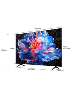 TCL 65-Inch P6K LED 4K UHD HDR Smart TV |Google TV, 60Hz, HDR 10, AiPQ Processor, Dolby Audio, MEMC, HDMI 2.1, Bluetooth 5.2, WiFi 5, Bezel-less Design, (2025 Model) 65P6K Black  - Image 2