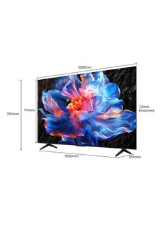 TCL 75-Inch P6K LED 4K UHD HDR Smart TV | Google TV, 60Hz, HDR 10, AiPQ Processor, Dolby Audio, MEMC, HDMI 2.1, Bluetooth 5.2, WiFi 5, Bezel-less Design, (2025 Model) 75P6K Black  - Image 2