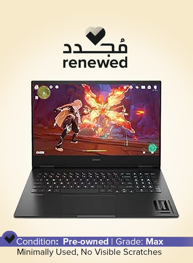 HP Renewed - Omen 16 Gaming Laptop With 16-Inch Full HD Display, Core i7 Processor/Quad Core/13th Gen/16GB RAM/1TB SSD/GeForce RTX 3050 Graphics/Windows 11 Pro English Black  - Image 1