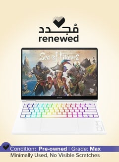 Renewed - OMEN Transcend 14 Gaming Laptop With 14-Inch 2.8K Display, Core Ultra 7 Processor/Quad Core/16GB RAM/1TB SSD/Geforce RTX 4060 Graphics/windows 11 English White