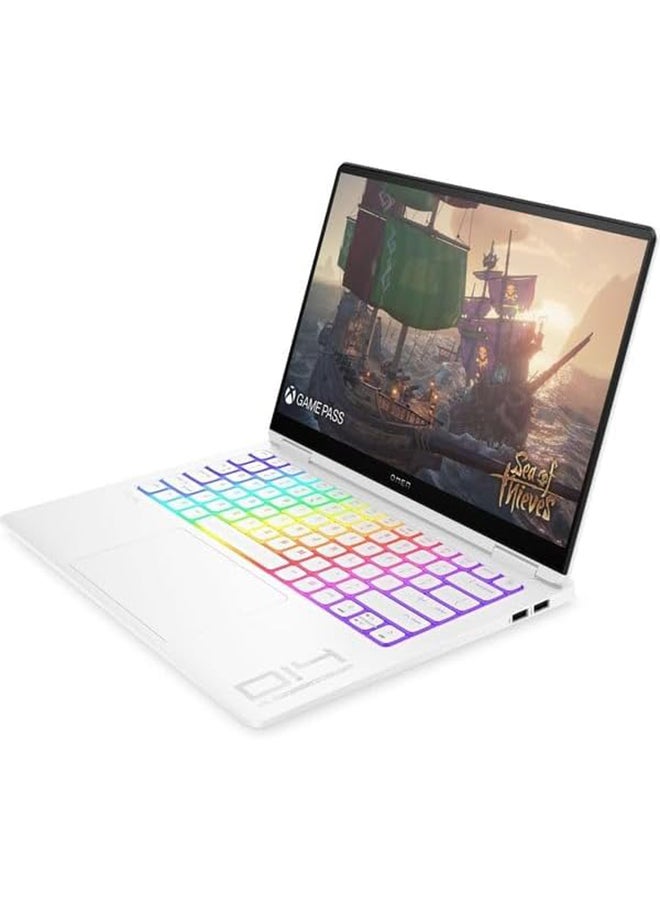 HP Renewed - Omen Transcend 14 Gaming Laptop With 14-Inch 2.8K Display, Core Ultra 7/16GB RAM/1TB SSD/GeForce RTX 4060/Windows 11 English White - Image 5