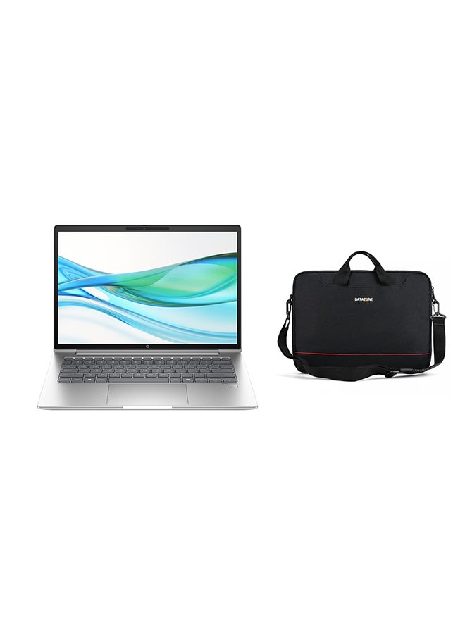 HP - ProBook 440 G11 Laptop With 14-inch Display WUXGA(1920X1200),Intel Core Ultra 7 155U Processor/16GB RAM DDR5/512GB SSD/DOS(Without Windows)+Bag English/Arabic Silver - Image 1
