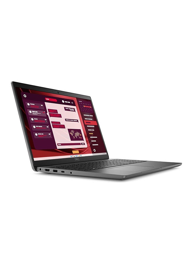 DELL Latitude 3550 Laptop With 15.6 Inch Display,Core i7-1355U Processor/8GB RAM DDR5/512GB SSD/Intel Iris XE Graphics/DOS(Without Windows)/  black English/Arabic Black  - Image 3