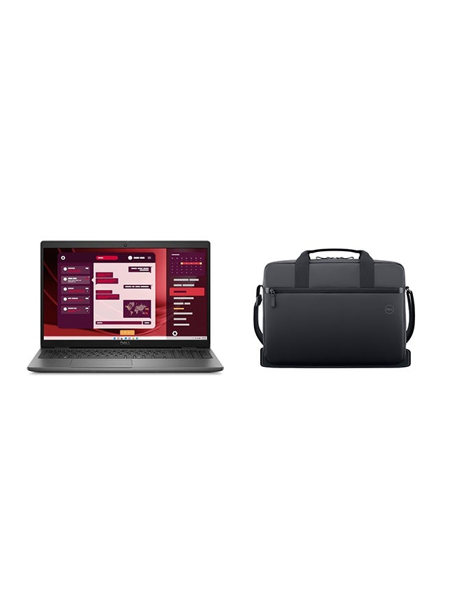 DELL Latitude 3550 Laptop With 15.6 Inch Display,Core i7-1355U Processor/8GB RAM DDR5/512GB SSD/Intel Iris XE Graphics/DOS(Without Windows)/  black English/Arabic Black  - Image 1