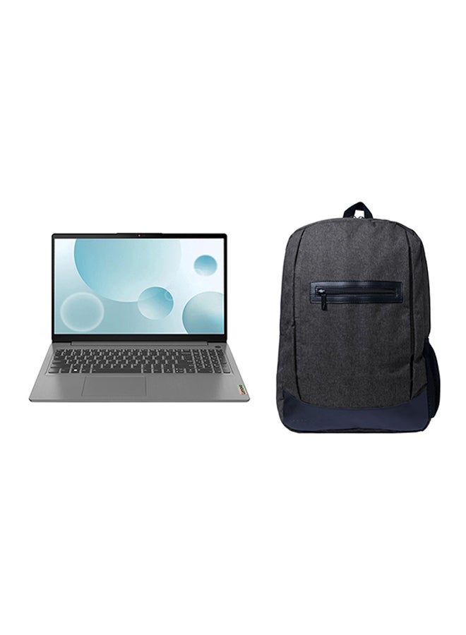 Lenovo Ideapad S300 laptop With 15.6 Inch Display, Intel Core i3-N305 Processor/4GB RAM DDR5/256GB SSD/DOS(Without Windows)+Bag English/Arabic Grey  - Image 1