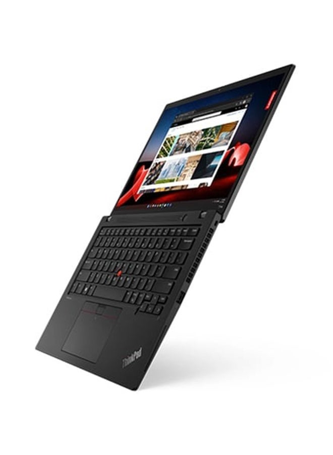 Lenovo ThinkPad T14 G5 Laptop With 14 Inch WUXGA(1920X1200) Display,Intel Core Ultra 7-165U Processor/16GB RAM DDR5/512GB SSD/Intel Iris Xe Graphics/Windows 11 Pro+Bag English/Arabic Black  - Image 4