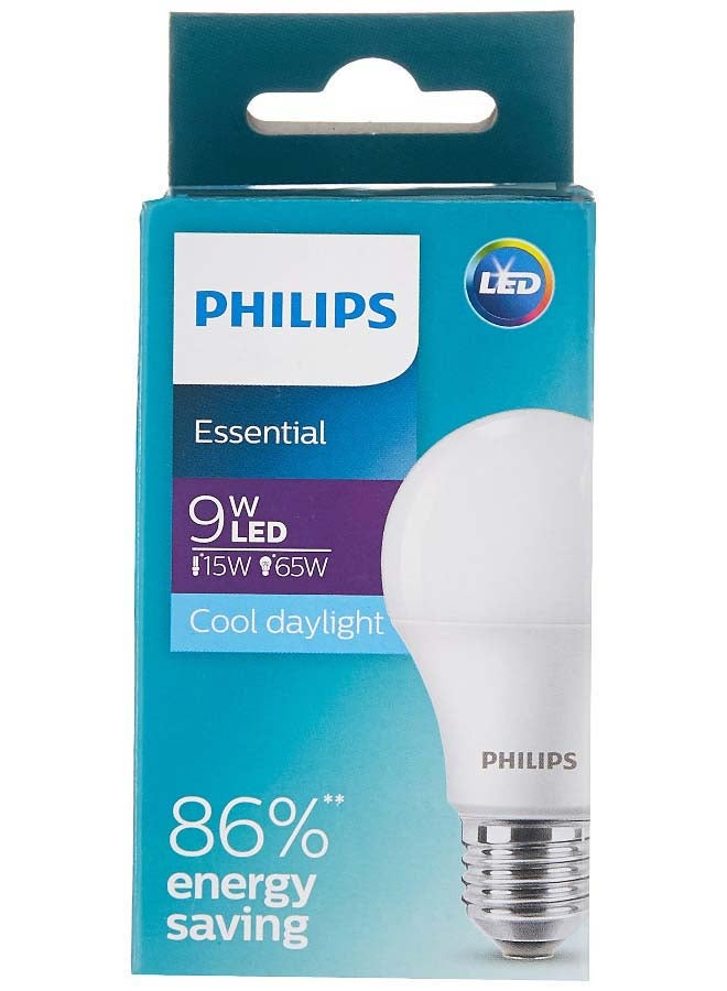 Philips - ESS LED Bulb, 9W, E27, 2500K, 230V, Pack of 4, Cool Day Light - Image 1