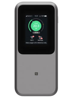 ZTE U50 Pro 5G WiFi Mobile Hotspot Router, Unlock with SIM Card Slot WIFI 6 With10000mAh 3600Mbps NSA+SA grey  - Image 1