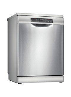 بوش Series 6 Free-standing Dishwasher, 13 Place Settings, Remote Start, HygienePlus 60 cm, Anti-fingerprint SMS6EMI65M Brushed Steel  - Image 1