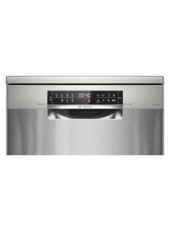 بوش Series 6 Free-standing Dishwasher, 13 Place Settings, Remote Start, HygienePlus 60 cm, Anti-fingerprint SMS6EMI65M Brushed Steel  - Image 2