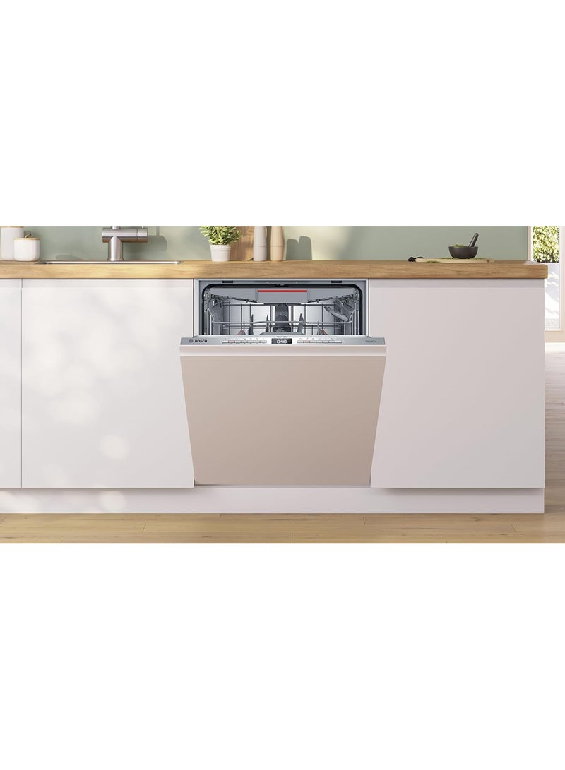 BOSCH Series 4 Fully-Integrated Built- In Dishwasher, 60 cm, 6 Programmes, HomeConnect for Remote Monitoring and Control SMV4HMX65M White - Image 2