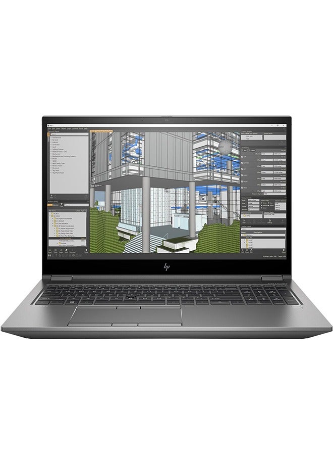 إتش بي - ZBook Fury 15 G7 Laptop With 15.6-Inch Full HD (1920X1080) Display,Core i7-10850H Processor/1TB SSD/32GB RAM DDR4/Windows 10 Pro/NVIDIA ‎Quadro T1200 Graphics English Grey - Image 1