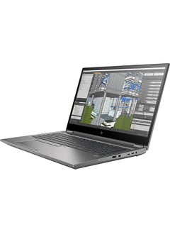 إتش بي ZBook Fury 15 G7 Laptop With 15.6-Inch Full HD (1920X1080) Display,Core i7-10850H Processor/1TB SSD/32GB RAM DDR4/Windows 10 Pro/NVIDIA ‎Quadro T1200 Graphics English Grey  - Image 3