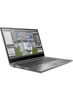 إتش بي ZBook Fury 15 G7 Laptop With 15.6-Inch Full HD (1920X1080) Display,Core i7-10850H Processor/1TB SSD/32GB RAM DDR4/Windows 10 Pro/NVIDIA ‎Quadro T1200 Graphics English Grey  - Image 2