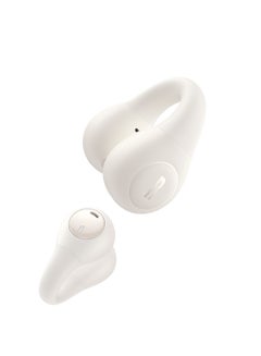 Baseus Bass 15 Clip Open-Ear True Wireless Earphones - Open-Ear Wireless Earbuds with Comfortable Clip Design - Powerful Bass Sound - Fast Charging via Type-C Cable - Elegant White Color - Baseus New Logo Edition WHITE  - Image 5