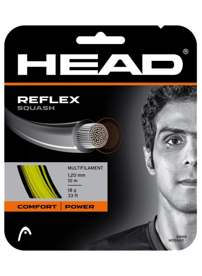 هيد خيط اسكواش ريفليكس - متعدد الخيوط، 1.30 مم