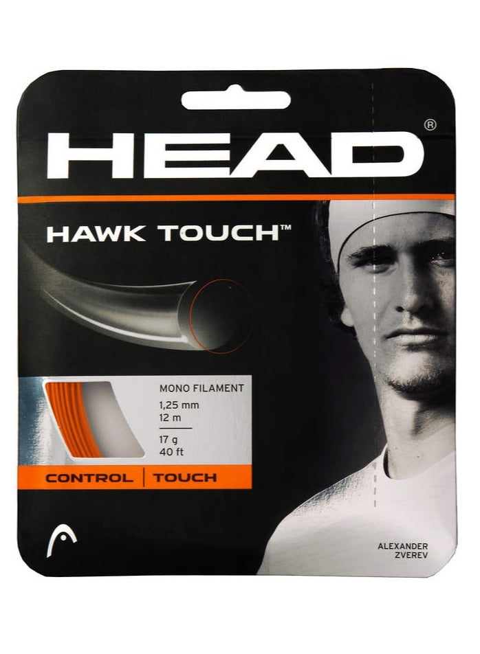 HEAD Hawk Touch - Monofilament String For Tennis, For Ultimate Control, 1.25 Mm - 17 Gauge Color : Red - Image 1