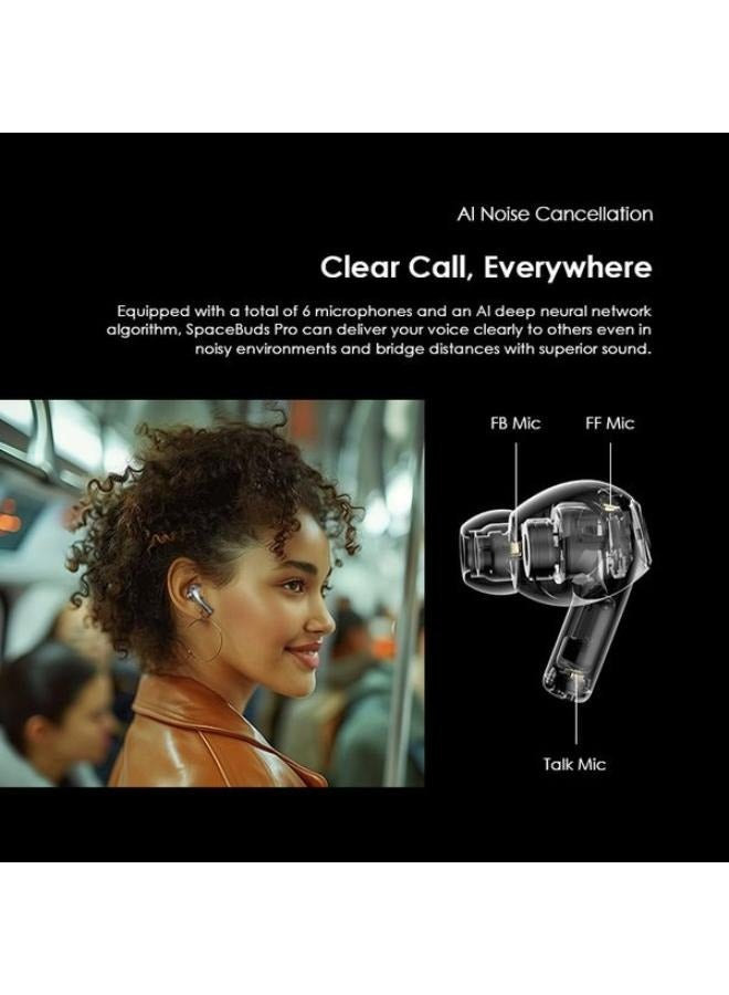 Oraimo - SpaceBuds Pro Hybrid ANC Wireless Earbuds OTW-930 Space grey - Image 1