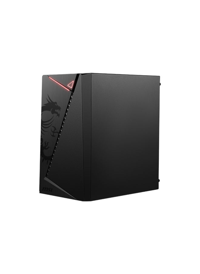 MSI MAG SHIELD M301 Micro ATX Tower Gaming Case – Supports Micro-ATX & Mini-ITX Motherboards, 2x USB 1.0, 1x USB 3.2 Gen 1, 1x Audio/Mic, 1x 2.5" & 1x 3.5" Drive, 4 Expansion Slots, ATX Power Supply, 120mm Pre-installed Rear Fan | 306-7G13M25-809  - Image 3