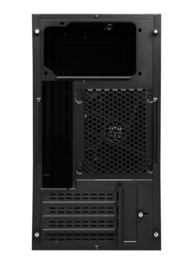 MSI MAG SHIELD M301 Micro ATX Tower Gaming Case – Supports Micro-ATX & Mini-ITX Motherboards, 2x USB 1.0, 1x USB 3.2 Gen 1, 1x Audio/Mic, 1x 2.5" & 1x 3.5" Drive, 4 Expansion Slots, ATX Power Supply, 120mm Pre-installed Rear Fan | 306-7G13M25-809  - Image 5
