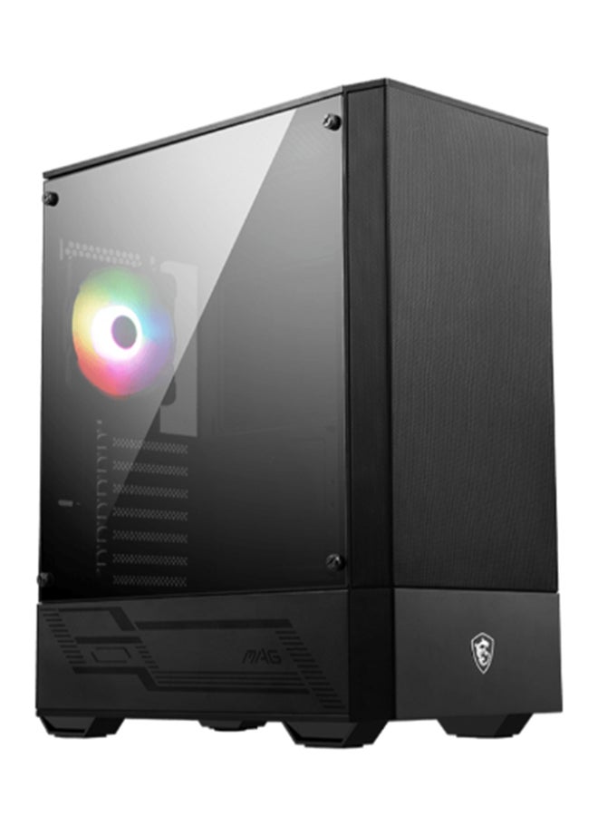 MSI - MAG Forge 110R Gaming PC Case – ARGB Lighting, ATX/M-ATX/ITX Support, 6-Fan Capacity, Magnetic Dust Filters, Tool-less Side Panel, 240mm Radiator Support, 2.5" SSD & 3.5" HDD Storage, Optimized Airflow, Up to 330mm GPU, 160mm CPU Cooler Height, 200mm PSU Length | 306-7G16R21-809 - Image 1