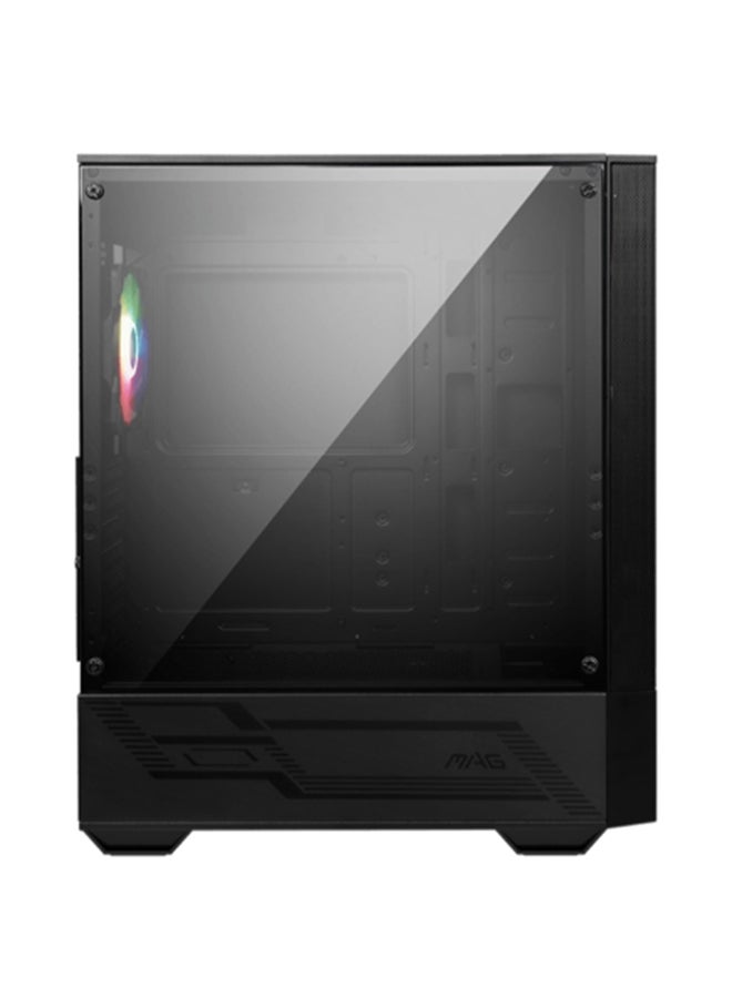 MSI - MAG Forge 110R Gaming PC Case – ARGB Lighting, ATX/M-ATX/ITX Support, 6-Fan Capacity, Magnetic Dust Filters, Tool-less Side Panel, 240mm Radiator Support, 2.5" SSD & 3.5" HDD Storage, Optimized Airflow, Up to 330mm GPU, 160mm CPU Cooler Height, 200mm PSU Length | 306-7G16R21-809 - Image 1