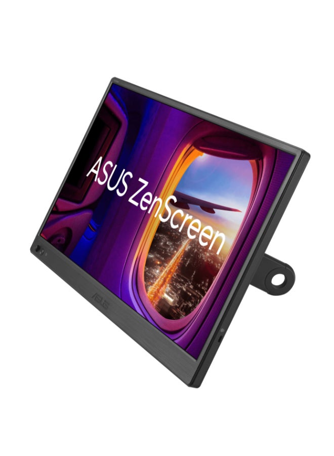 ZenScreen MB169CK Portable Monitor, 15.6" IPS Display, FHD Resolution, 60Hz Refresh Rate, 5ms (GtG) Response Time, 262K Color Display, Trace Free & SPLEDID Technology, Black | 90LM0AZ3-B01171 Black