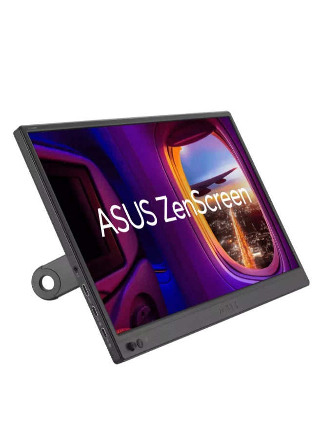 ZenScreen MB169CK Portable Monitor, 15.6" IPS Display, FHD Resolution, 60Hz Refresh Rate, 5ms (GtG) Response Time, 262K Color Display, Trace Free & SPLEDID Technology, Black | 90LM0AZ3-B01171 Black