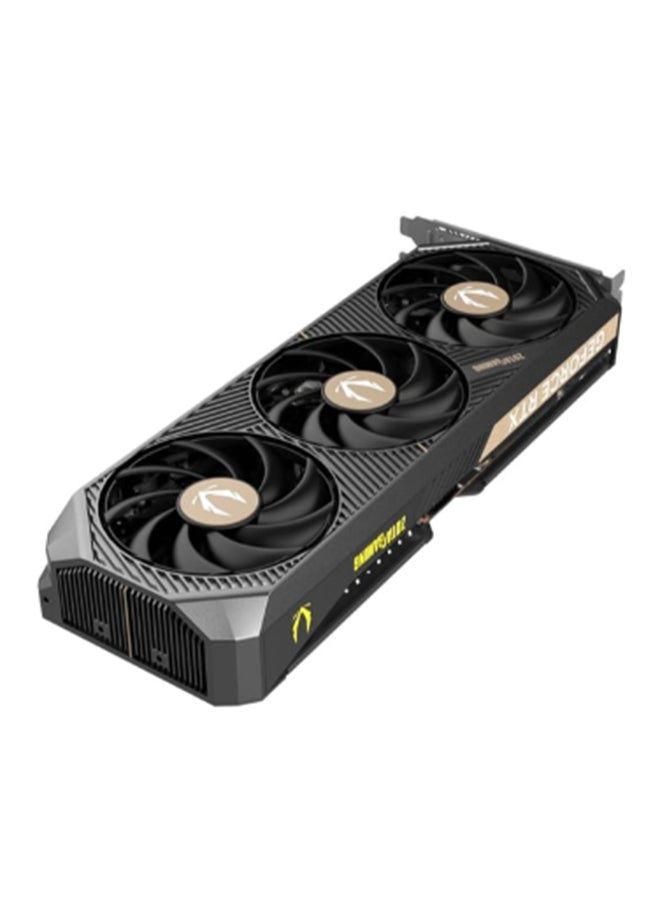 زوتاك - GAMING GeForce RTX 5070 SOLID OC 12GB GDDR7 Graphics Card, 6144 CUDA Cores, 2542 MHz Boost Clock, PCIe 5.0, IceStorm 2.0 Cooling, Triple DisplayPort 2.1b, HDMI 2.1, Quad Display Support, 250W Power Consumption, 650W PSU Recommended | ZT-B50700J-10P - Image 1