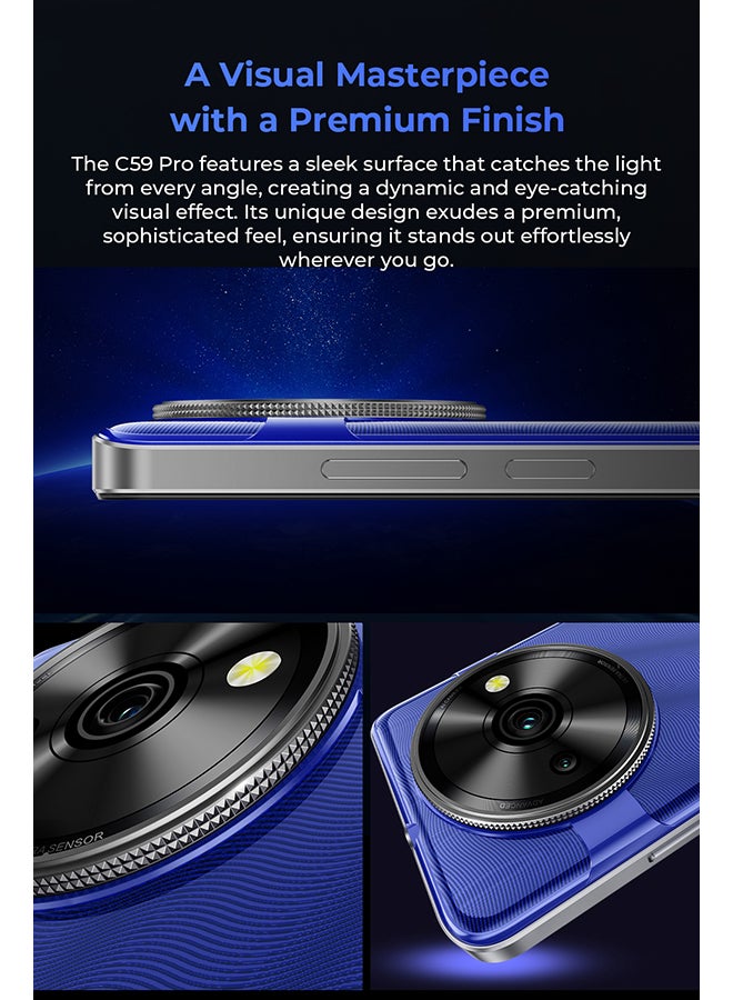 Oukitel C59 Pro Dual SIM Blue 8+16GB RAM 256GB 4G - Middle East Version - Image 5