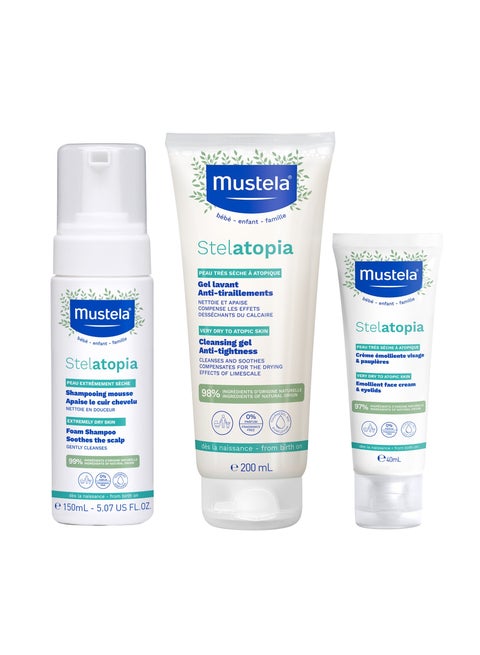 Foam Shampoo 150 ML, Cleansing Gel 200 ML, Face Cream 40 ML