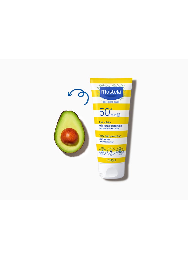 Mustela Sun Care Set With Very High Protection SPF 50+ For Face And Body With Free Swim Pouch  - Image 4