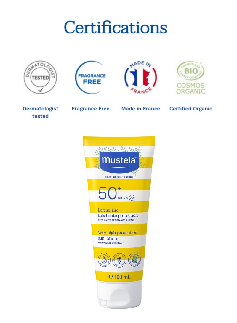 Mustela Very High Protection Sun Lotion SPF 50+  - Image 4