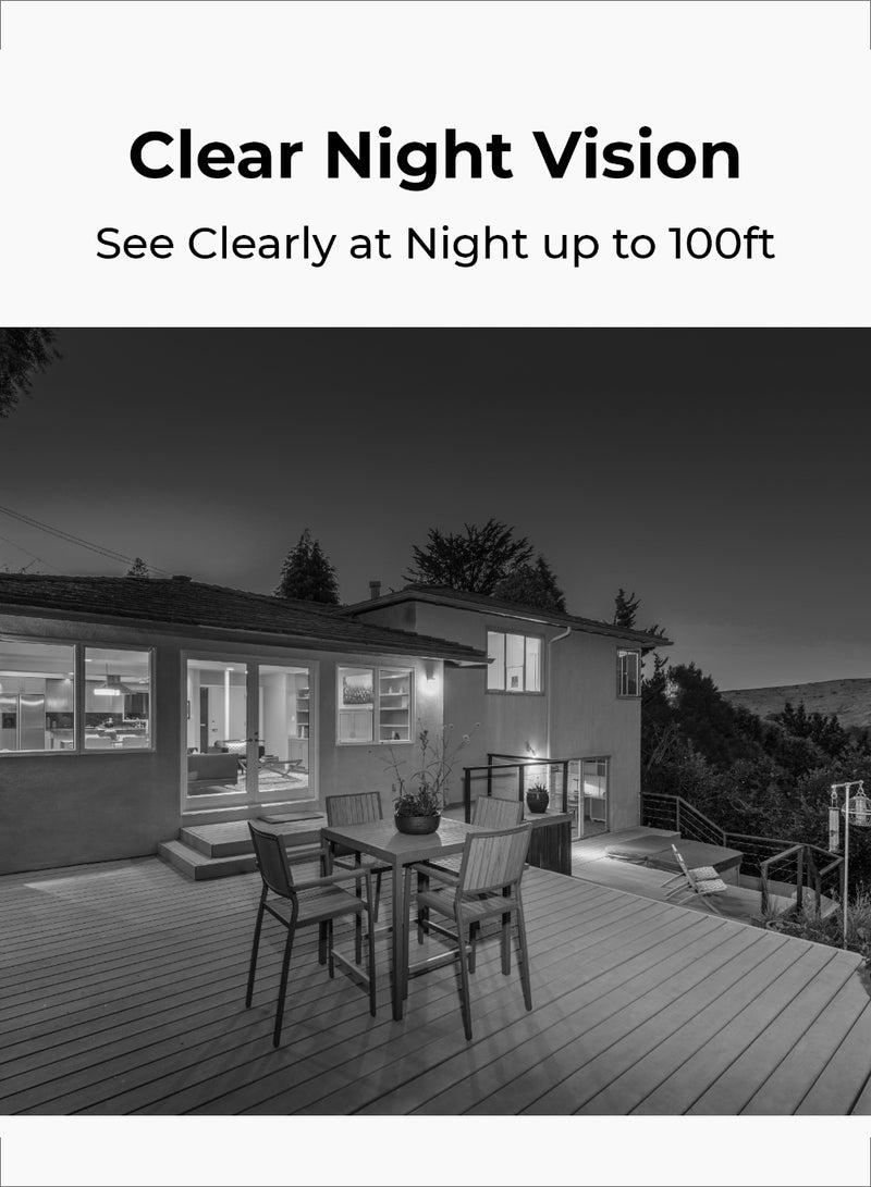 ريولينك 5MP 2K+ PoE Security Camera Outdoor with Person/Vehicle/Animal Detection, IR Night Vision, IP67 Waterproof Time Lapse Audio Recording, P320  - Image 3