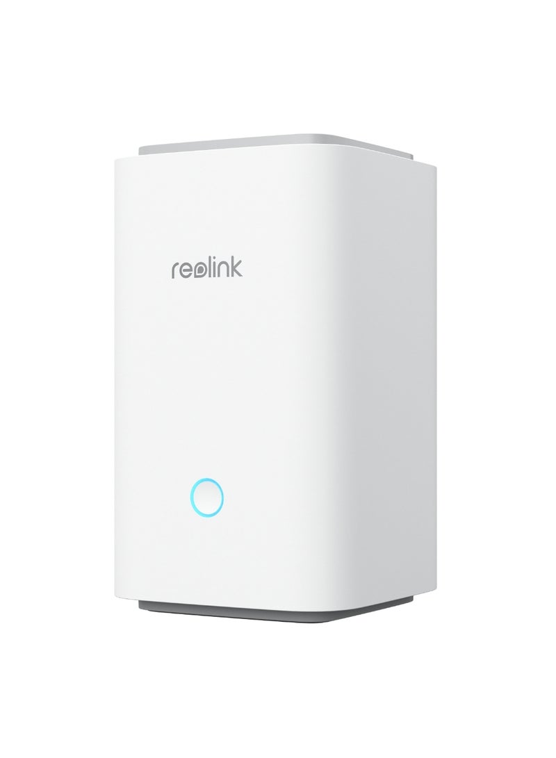 reolink Home Hub All-in-one Centre, Works Security Cameras, No Monthly Fee, Alarm System, Live View & Playback Up to 4K, Expandable Local Storage, Wi-Fi 6 Tech white  - Image 1