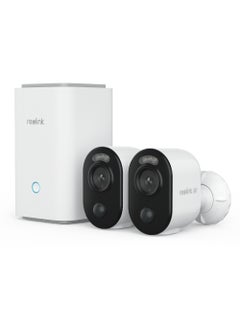 reolink 4K Security Cameras WiFI Outdoor System, Encrypted 1 Year Local Storage, 5-Month Battery Life, 2.4/5GHz WiFi, No Monthly Fee Argus 3 Ultra+Home Hub  - Image 1