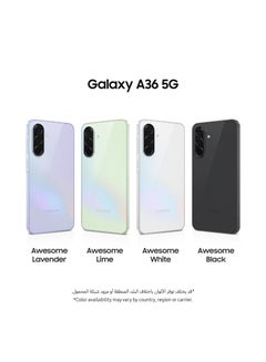 سامسونج Galaxy A36 5G Dual SIM Awesome Black 8GB RAM 128GB - International Version  - Image 3